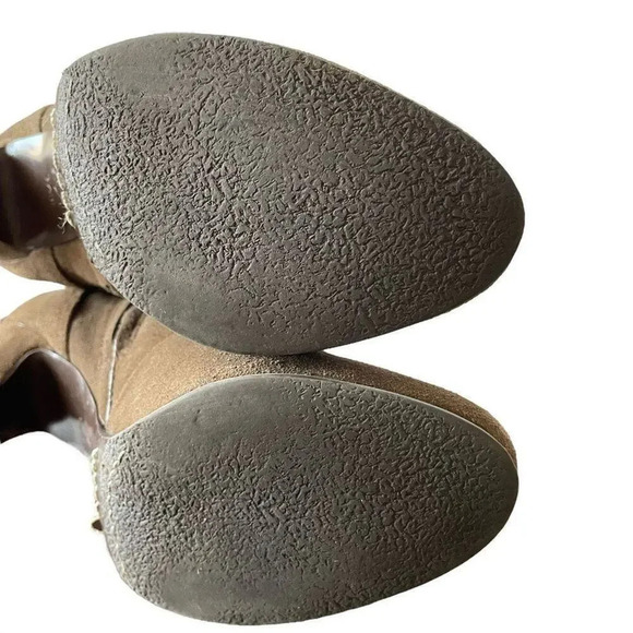 Tory Burch Milan Suede Bootie Women’s 5.5 Brown Heel Boho Festival‎ - Picture 12 of 13